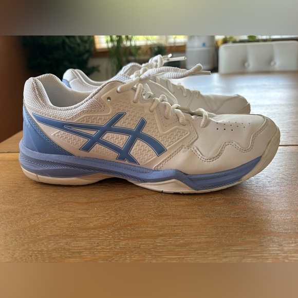 ASICS Women's Gel-Dedicate Tennis Pickleball Shoes Sky Blue/white  Size 8.5 - Picture 7 of 13